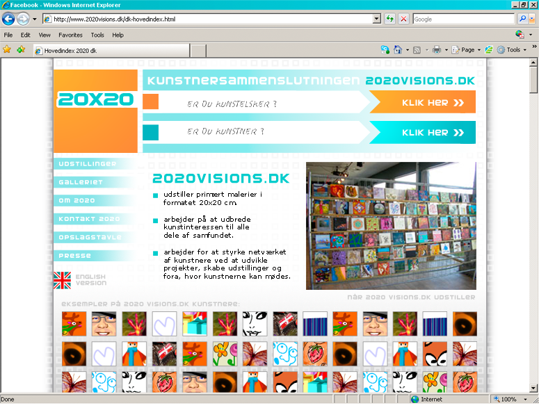 WWW:2020VISIONS:DK - Redesign og logo.