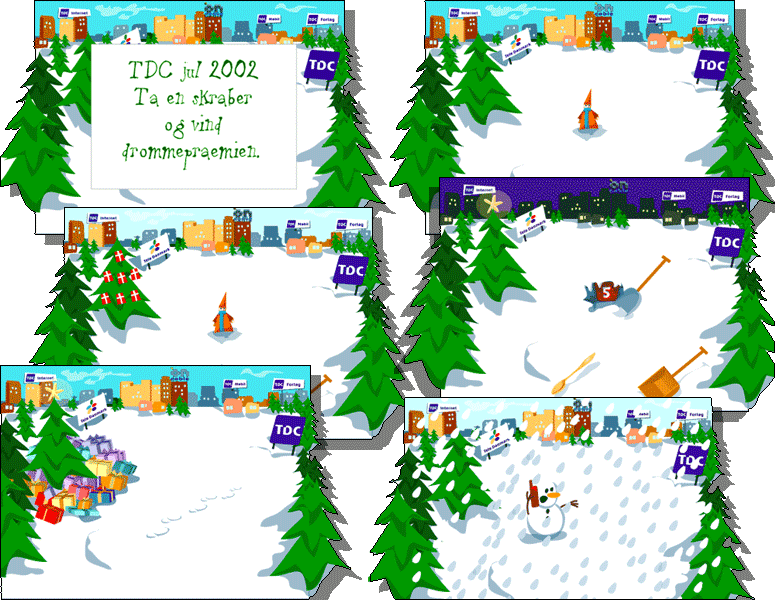 Digitalt tegnet - Opl&aelig;g til julekonkurrence for TDC