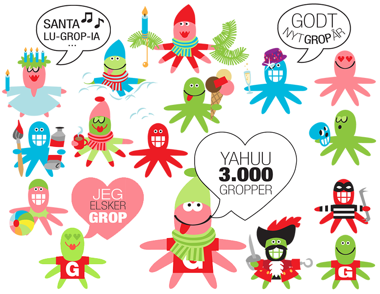 WWW:GROP:DK - Id&eacute;, konceptudvikling, design, logo, website, flyers, plakat, PR mv.