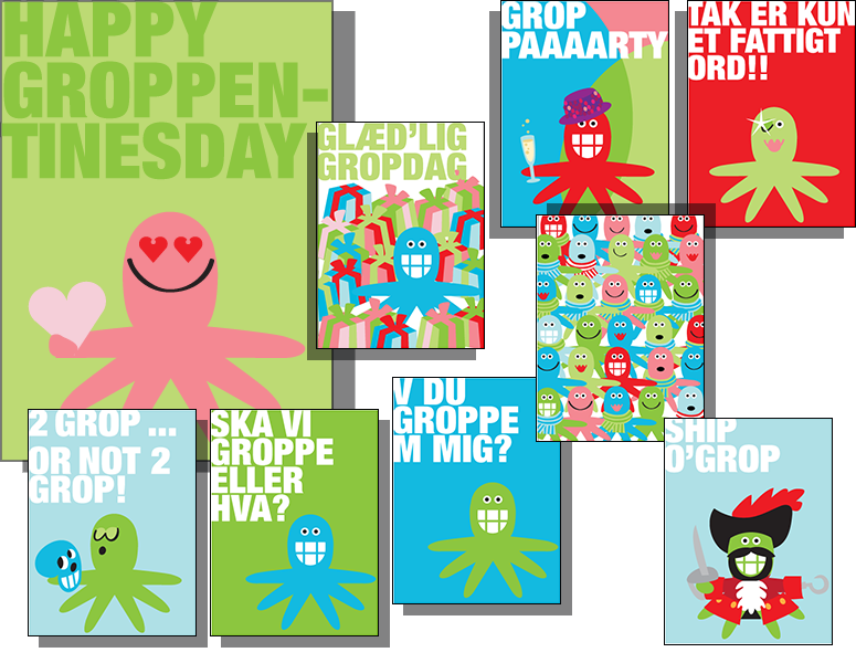 WWW:GROP:DK - Id&eacute;, konceptudvikling, design, logo, website, flyers, plakat, PR mv.