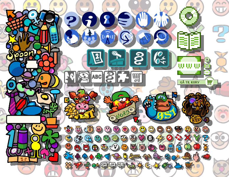 Diverse Ikoner - Magnus.dk, Altkanske.dk, Coloplast mv.